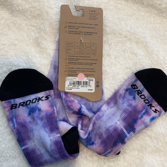 NWT 3/20💥2pair Brooks pacer running socks - Picture 4 of 5